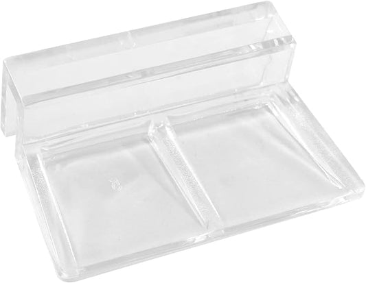 24 Pack Aquarium Lid Clips DIY Aquarium Lid Holder Clear Acrylic Fish Tank Support 5MM Aquarium Glass Holder(5MM)