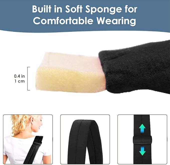 Lukovee Pet Sling, Hand Free Dog Sling Carrier Adjustable Padded Strap Tote Bag Breathable Cotton Shoulder Bag Front Pocket Safety Belt Carrying Small Dog Cat Puppy Machine Washable (Black, S)