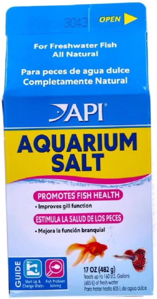 API AQUARIUM SALT Freshwater Aquarium Salt 17-Ounce Box