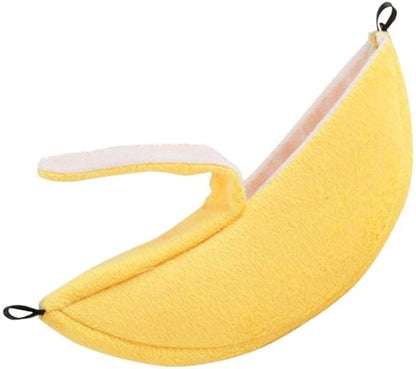 ISMARTEN Banana Hamster Hammock Soft Bed Small Pet House Animals Hamster Hanging House Cage Nest for Guinea Pig Rat Chinchilla Hedgehog Rat Small Bird Pet