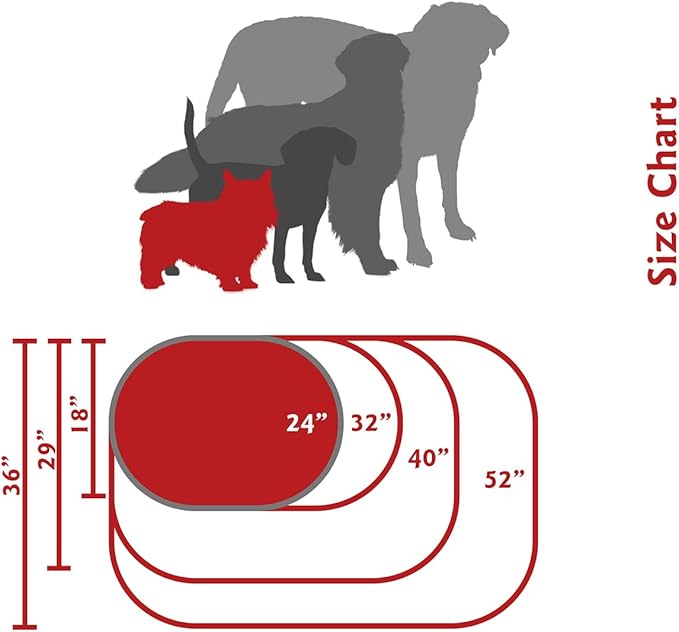 Majestic Pet 24 Inch Bagel Calming Dog Bed Washable – Cozy Soft Round Dog Bed with Spine Support for Dogs to Rest Their Head - Fluffy Donut Dog Bed 24x19x7 (Inch) - Round Pet Bed Small – Gray