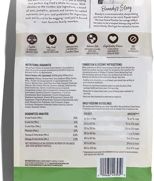 Whole Paws, Dry Dog Food, Chicken & Harvest Grains Recipe, Enhanced with Fiber & Prebiotics, 4 lb