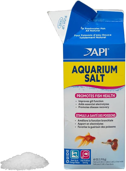 API AQUARIUM SALT Freshwater Aquarium Salt 65-Ounce Box