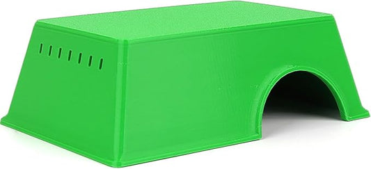 Snake Hide, Leopard Gecko Tank Accessories for Reptile Ball Python Crested Gecko Lizard Bearded Dragon - GreenHideL