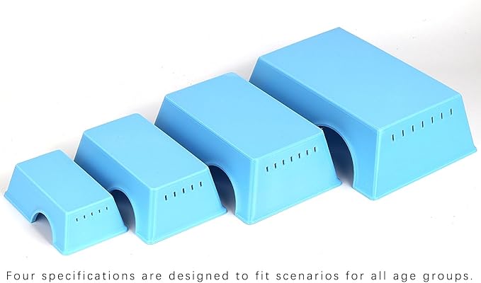 Snake Hide, Leopard Gecko Tank Accessories for Reptile Ball Python Crested Gecko Lizard Bearded Dragon - BlueHideXL