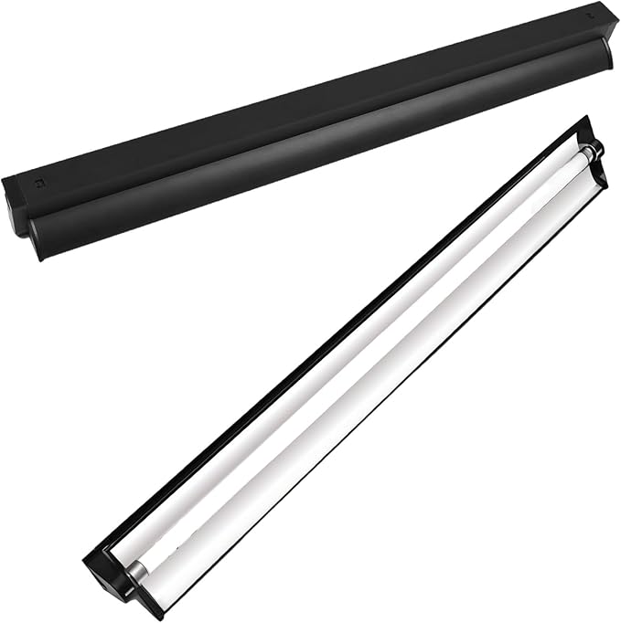 MRREPTILE T5 UVB Reptile Light Fixture Kit – 24W High-Output 10.0 UVB Bulb for Bearded Dragons, Turtles & Lizards – Liner UVA/UVB Lighting for Basking & Vitamin D3 Synthesis