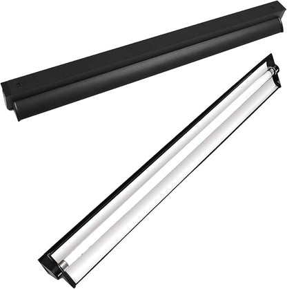 MRREPTILE T5 UVB Reptile Light Fixture Kit – 24W High-Output 10.0 UVB Bulb for Bearded Dragons, Turtles & Lizards – Liner UVA/UVB Lighting for Basking & Vitamin D3 Synthesis