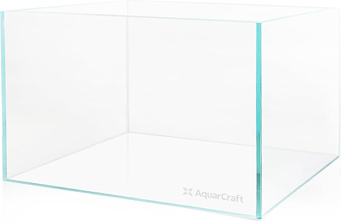 Ultra Clear Glass Fish Tank, 16 Gallon，6mm Thickened Rimless Aquarium Tank Low Iron, Large Big Aquarium 23.6in x11.8 in x14.2in