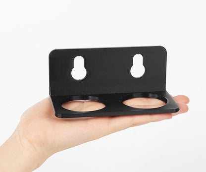 Crested Gecko Feeding Ledge with 10PCS Gecko Food Water Dish - Black