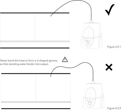 Reptile Fogger, Terrarium Humidifier, Plant Humidifier, Fog Machine Mister for Reptiles and Plants Vivarium, 3.5L Large Capacity, Ideal for Reptiles/Amphibians/Grow Room/Grow Tent Humidifiers