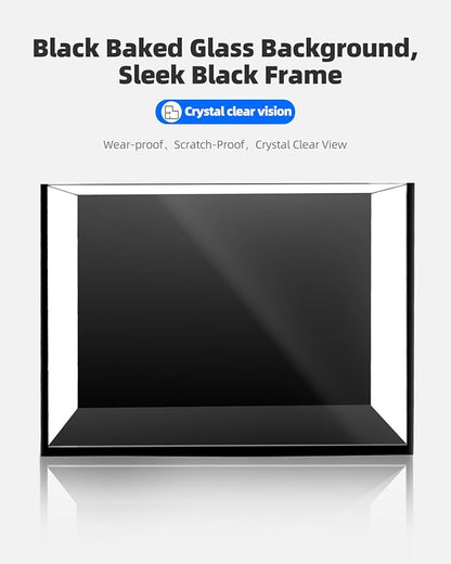 2.5 Gallon Glass Small Fish Tank Kit, Betta Fish Tank Aquarium Starter Kit with Filter, Lights, Lid, for Betta, Goldfish, Small Fish or Shrimp