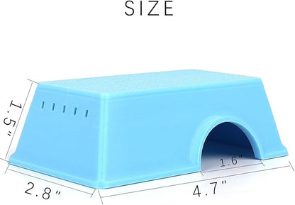 Snake Hide, Leopard Gecko Tank Accessories for Reptile Ball Python Crested Gecko Lizard Bearded Dragon - BlueHideS