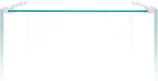 Ultum Nature Sytems Tank Lids for Rimless Tanks - Ultra Clear Rimless Aquarium Lid, Fish Tank Lid Cover for Glass Aquarium, Frameless Aquarium Lid, Cover for Tank - 3N, 3T (Lid + Clips)