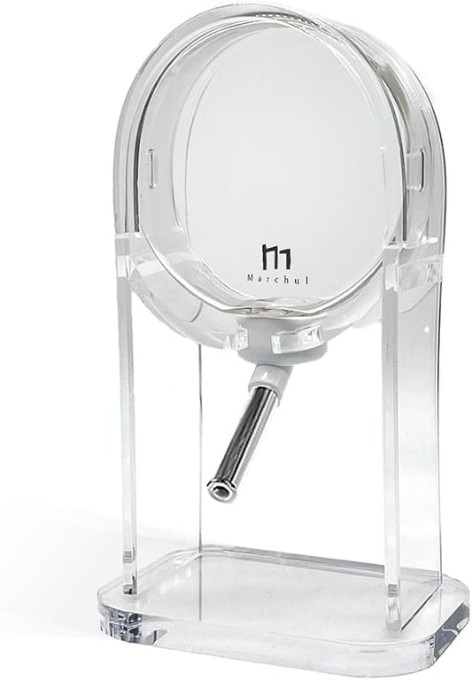 Marchul Hamster Water Bottle with Stand No Drip Water Dispenser for Syrian Dwarf Hamsters Gerbils Mice Rats and Other Small Animals