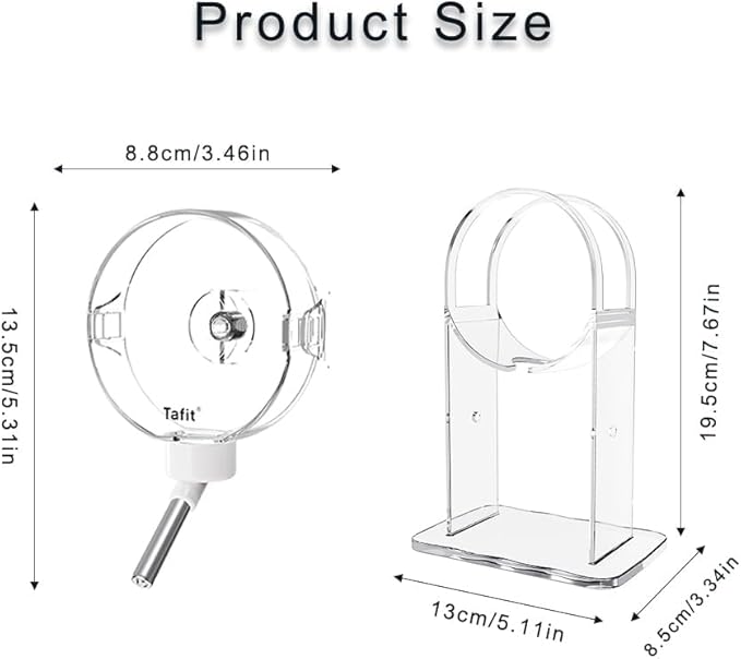 Marchul Hamster Water Bottle with Stand No Drip Water Dispenser for Syrian Dwarf Hamsters Gerbils Mice Rats and Other Small Animals
