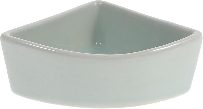 iplusmile Ceramic Hamster Food Bowl, Pet Guinea Pig Water Rat Bowl for Gerbil Mouse Chinchilla Hedgehog Sugar Glider, Blue