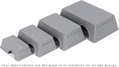 Snake Hide, Leopard Gecko Tank Accessories for Reptile Ball Python Crested Gecko Lizard Bearded Dragon - GrayHideS