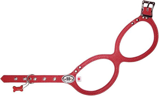 Buddy Belts Harness Pebble Grain Red - Premium Edition (2)