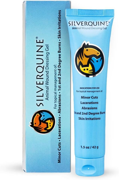 Hot Spot Gel for Dogs and Cats - Dog Wound & Pet Skin Irritation Solution for Birds, Hamsters, Emergency Kit, Hydrogel Ointment for Cuts, Burns, Itch, Pet Restoration & Wellness - 1.5 Oz