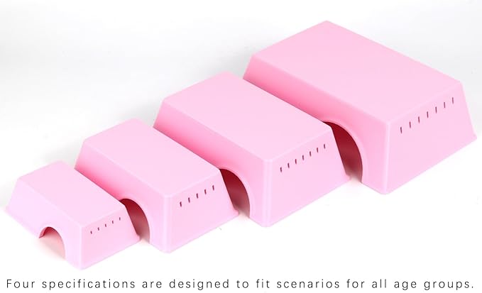 Snake Hide, Leopard Gecko Tank Accessories for Reptile Ball Python Crested Gecko Lizard Bearded Dragon - PinkHideM