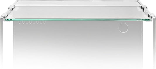 Ultum Nature Systems Tank Lid for Rimless Aquariums - Ultra Clear Glass Cover With Clips - 30A Dual AIO