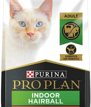 Purina Pro Plan Hairball Management, Indoor Cat Food, Salmon and Rice Formula - 3.5 lb. Bag