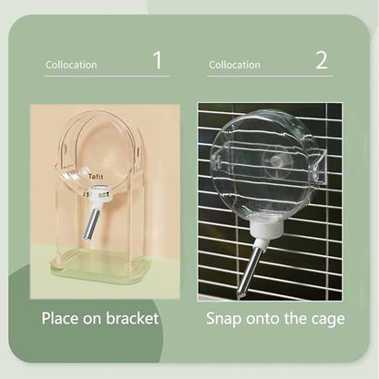 Marchul Hamster Water Bottle with Stand No Drip Water Dispenser for Syrian Dwarf Hamsters Gerbils Mice Rats and Other Small Animals