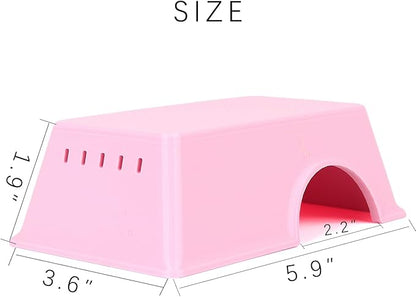 Snake Hide, Leopard Gecko Tank Accessories for Reptile Ball Python Crested Gecko Lizard Bearded Dragon - PinkHideM