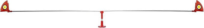 Bird B Gone - Repeller 360 - Spinning Bird Deterrent With Scare Eye Flags - Deters Seagulls and Other Birds From Landing - Durable Windproof Design - For Boats, Docks, Lights - Easy Installation - 6ft
