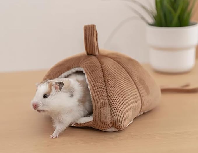 LOS ANDES Guinea Pig Bed House Hamster Hideout Soft Mice, Rat Nest Small Animal Cage Accessories for Mouse, Sugar Glider,Chinchilla,Gerbil