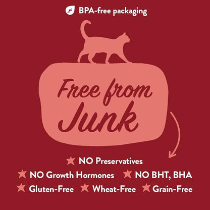 Human-Grade Mixed Variety Pack Wet Cat Food Pouch — Moist, Soft Cat Food Mixer, Topper, and Rotational Meal (6 Chicken, 6 Salmon) by Portland Pet Food Company