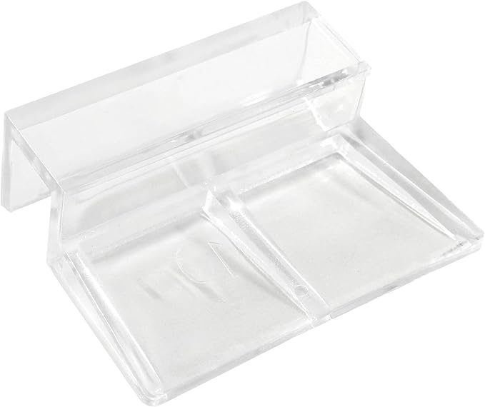 12 Pack Aquarium Lid Clips DIY Aquarium Lid Holder Clear Acrylic Fish Tank Support 10MM Aquarium Glass Holder(10MM)