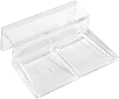 12 Pack Aquarium Lid Clips DIY Aquarium Lid Holder Clear Acrylic Fish Tank Support 10MM Aquarium Glass Holder(10MM)