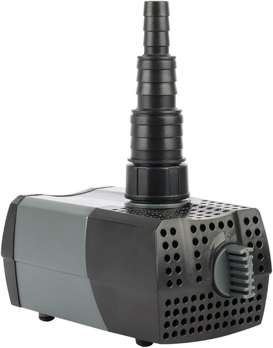 OYO WATER Pond Pumps Submersible Outdoor,370GPH Water Fountain Pump with Fountain Kits for Small Ponds