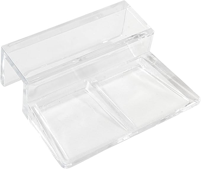 8 Pack Aquarium Lid Clips DIY Aquarium Lid Holder Clear Acrylic Fish Tank Support 12MM Aquarium Glass Holder(12MM)