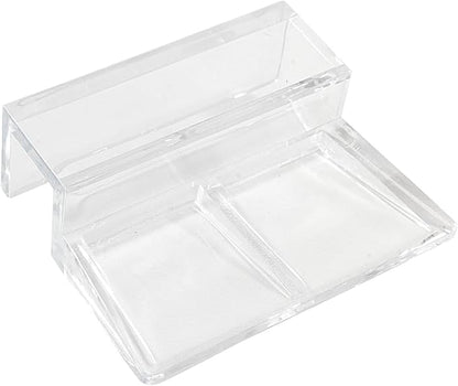 8 Pack Aquarium Lid Clips DIY Aquarium Lid Holder Clear Acrylic Fish Tank Support 12MM Aquarium Glass Holder(12MM)