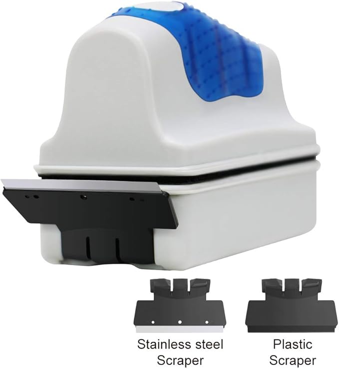 Jasonwell Magnetic Aquarium Fish Tank Glass Algae Glass Cleaner Scrubber Floating Clean Brush(XL)