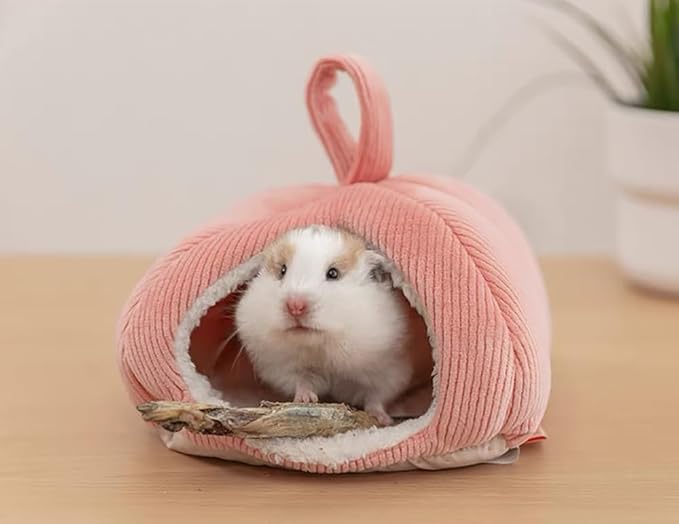 LOS ANDES Guinea Pig Bed House Hamster Hideout Soft Mice, Rat Nest Small Animal Cage Accessories for Mouse, Sugar Glider,Chinchilla,Gerbil