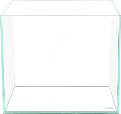 Ultra Clear Rimless Aquarium Tank 6-60 gallons Low Iron Glass (7Gal - Top Glass Canopy)