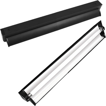 MRREPTILE T5 UVB Reptile Light Fixture Kit – 8W High-Output 10.0 UVB Bulb for Bearded Dragons, Turtles & Lizards – Liner UVA/UVB Lighting for Basking & Vitamin D3 Synthesis