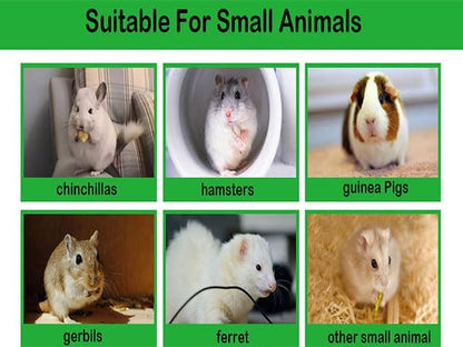 Hamster Fun Tunnels,Guinea Pigs Tunnel with,2Pcs Small Animal Folding Tube Guinea Pigs Training Hideout Tunnel 15 Pcs Pet Chew Toys for Chinchillas Rats Gerbils （Grey ）