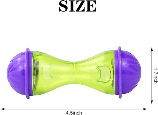 2Pcs Rabbit Treat Ball Interactive Bunny Toys Food Dispensing Guinea Pig Toys Slow Feeder for Rabbits, Guinea Pigs, Reptile