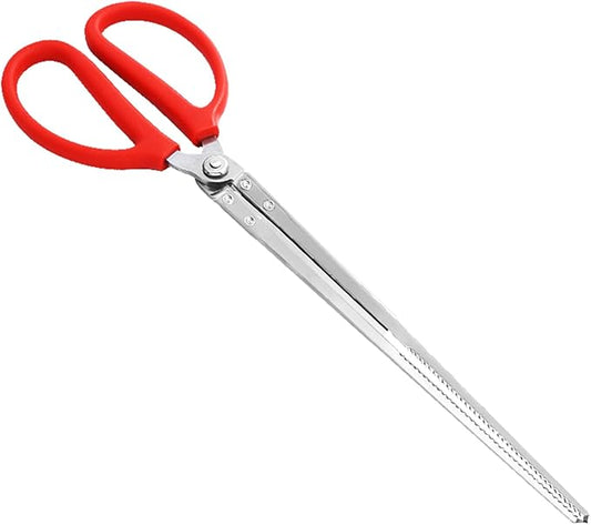 Reptile Feeding Tongs, Extended Stainless Steel Snake Feeding Tongs, Straight and Curved Feeding Tongs, can be Used for Snakes, Reptiles, Bathtubs, Aquarium Terrarium Supplies（15 "）