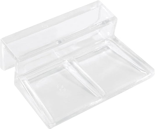 12 Pack Aquarium Lid Clips DIY Aquarium Lid Holder Clear Acrylic Fish Tank Support 8MM Aquarium Glass Holder(8MM)
