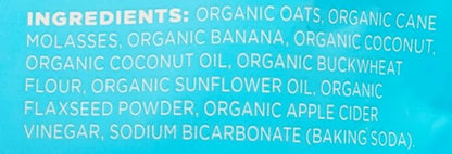 Amazon Brand - Wag Expedition Human Grade Organic Biscuits Dog Treats, Non-GMO, Banana & Coconut, 10oz