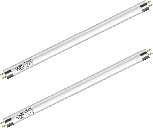 MRREPTILE T5 UVB Reptile Light Bulb – 2-Pack 24W High-Output 10.0 UVB Bulbs for Bearded Dragons, Turtles & Lizards – Liner UVA/UVB Lighting for Basking & Vitamin D3 Synthesis