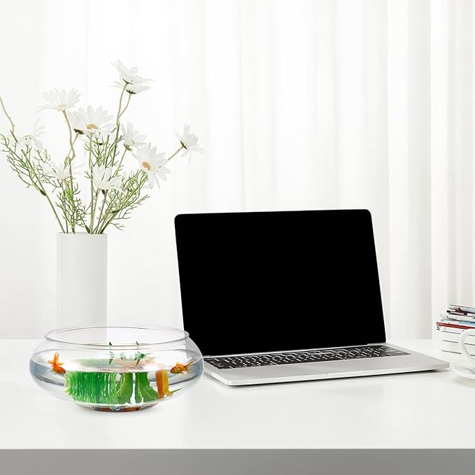 Fish Bowl Round Plastic Terrarium Bowl for Table Centerpiece Wedding Event Home Decoration Party Drinks