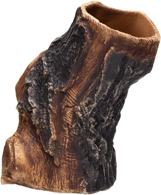 Plecoceramics Aquarium Cave - Ceramic Betta Fish Tank Decor - Natural Aquarium Decor - Large Reptile Hide - Fish cave Hideout - Snake Hide - Cave for Cichlids and plecos (Tree Lodge)