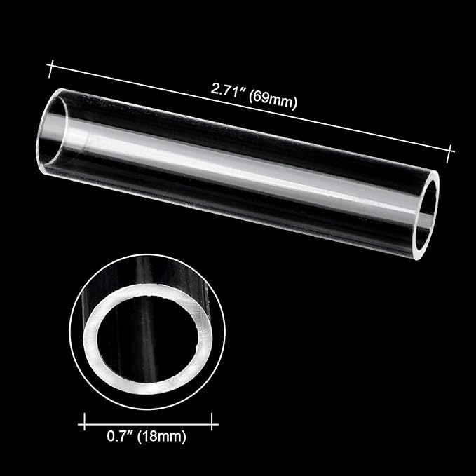 WEAVERBIRD 5-Tube Fish Shrimp Feeder Breeding Pipe, Aquarium Tank Shelter, Acrylic Transparent Decorations