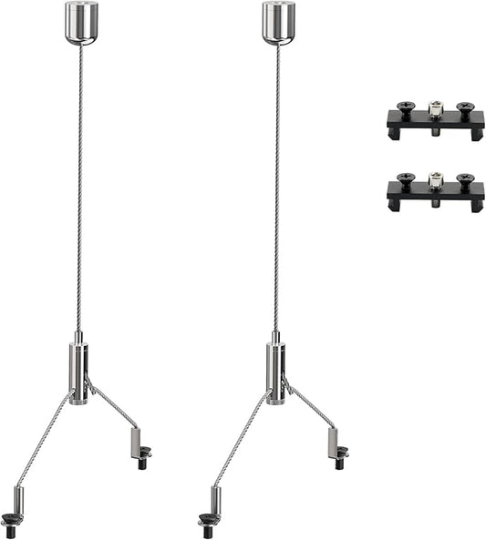 NICREW Reef Light Hanging Kit, Compatible with HyperReef Gen 2 Series and NavaReef Series Lights, 9.8 ft Long